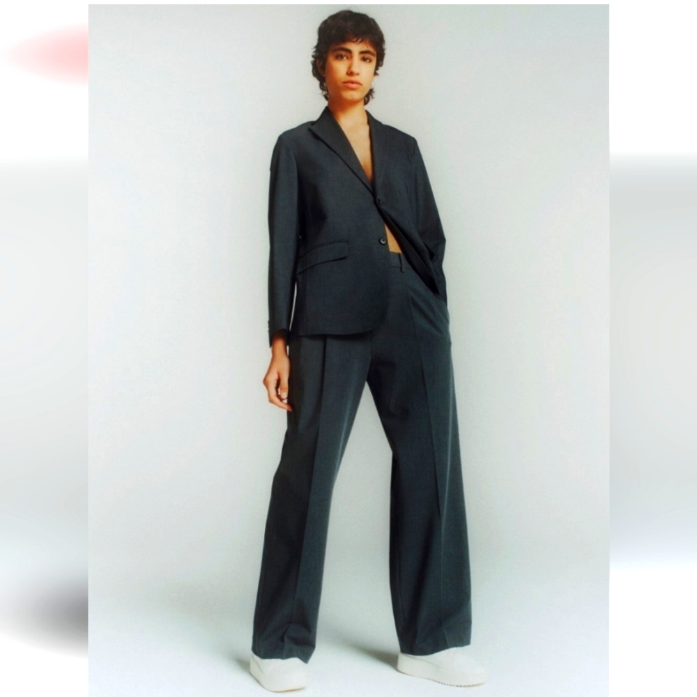 Uniqlo Pleated Wide Trousers